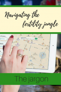 Pinterest jargon fertility community