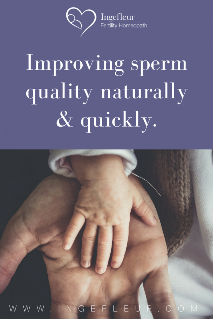 Improving sperm quality naturally & quickly
