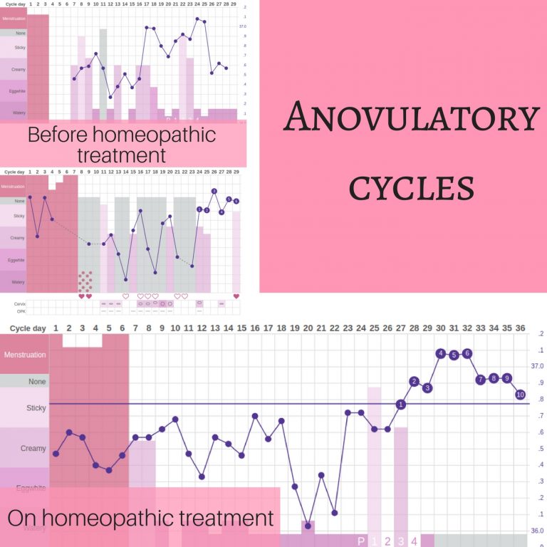 Fertility charts pre and posthomeopathy The proof is in the pudding